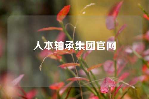 人本軸承集團(tuán)官網(wǎng)