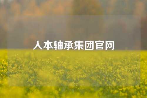 人本軸承集團官網(wǎng)