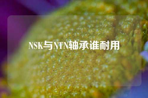 NSK與NTN軸承誰耐用